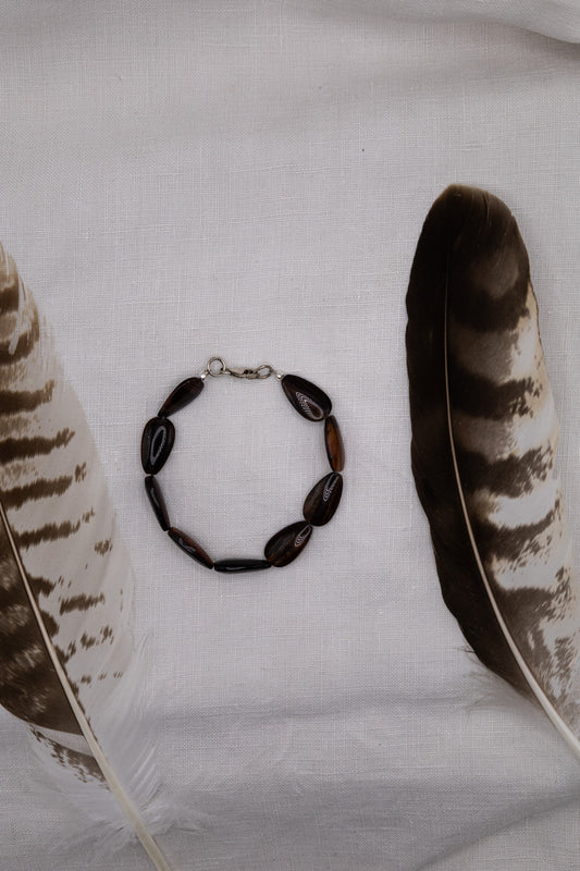 Armband - rotes Tigerauge