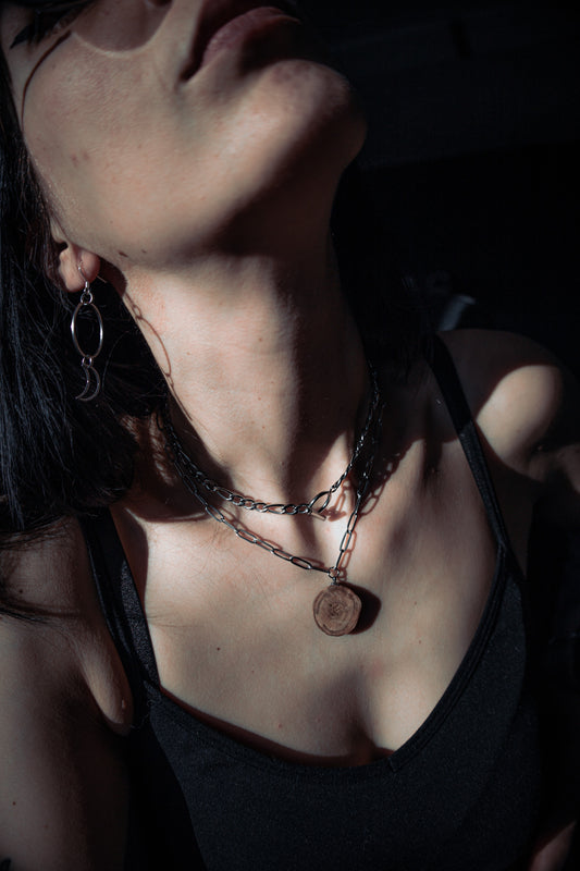 Halskette Steel Eiche