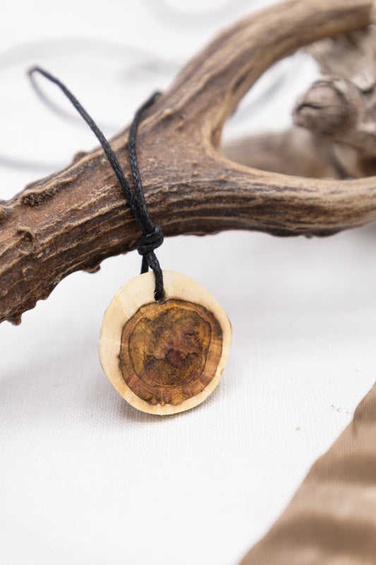 Baumperlenhalskette Ahorn#1