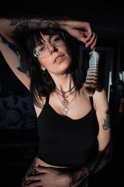 Halskette Steel Eiche