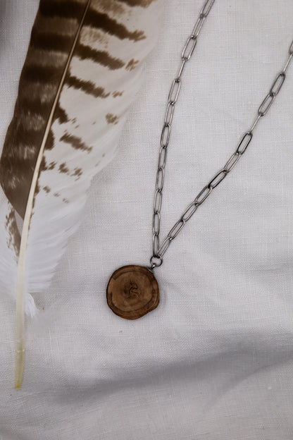 Halskette Steel Eiche