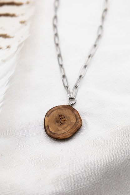 Halskette Steel Eiche