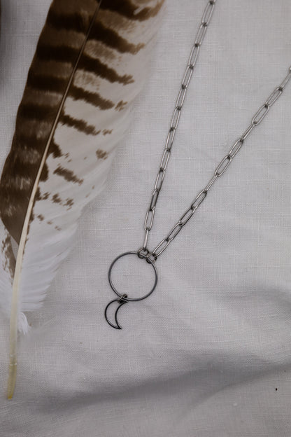 Halskette Steel Mond