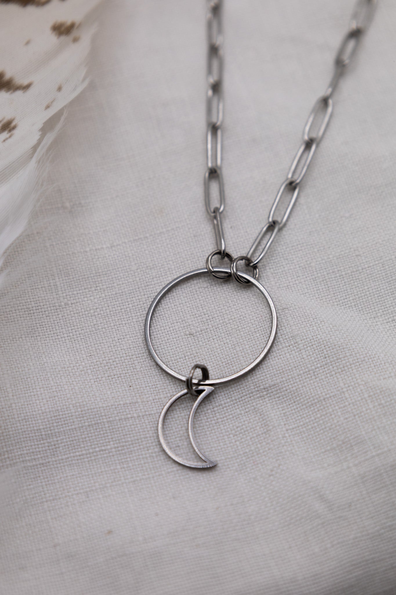 Halskette Steel Mond