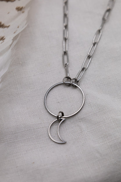 Halskette Steel Mond