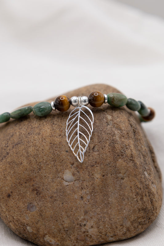 Halskette "Herbstblatt"